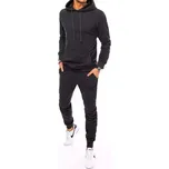 Tepláková souprava mikina s kapucí + grafitové kalhoty AX0540 - L