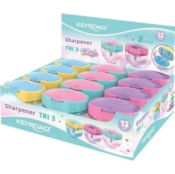 rýsovací prkno Keyroad Ořezávátko TRI Plus Pastel - mix motivů