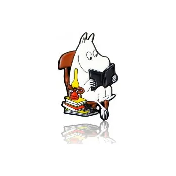 Náhradní díl pro kávovar Pinbox - Mumínek knihomol - kovová brož