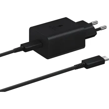 Mobilní telefon Nabíječka do sítě Samsung cestovní nabíječka 15W + USB-C/USB-C datový kabel Black (Bulk)