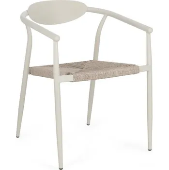 BIZZOTTO Zahradní židle LINARES světle šedá 0666108