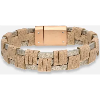 Šperk MATYAS HILL Dámský kožený náramek INSPIRE SKIN Délka náramku: 17,5 cm