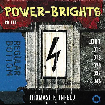 Strunný nástroj Thomastik Power Brights PB111 Struny pro elektrickou kytaru