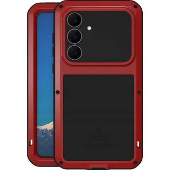 Pouzdro na mobilní telefon LOVE MEI PANCÉŘOVÉ POUZDRO + SKLO PRO GALAXY S25 FE CASE ODOLNÉ A PEVNÉ KRYT