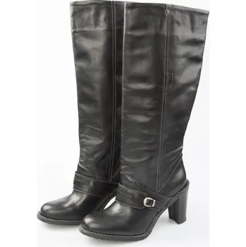 Dámské kozačky Levi's dámské kozačky po kolena na sloupkovém podpatku, velikost 38