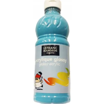 Vodová barva Akrylové barvy Lefranc modrá 1 ks 500 ml