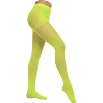 Punčochy dámské neon žluté