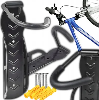 Věšák Nástěnný držák na kolo Pronett 30 kg černý