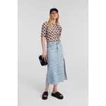SUKNĚ KARL LAGERFELD JEANS KLJ MONOGRAM DENIM MAXI SKIRT