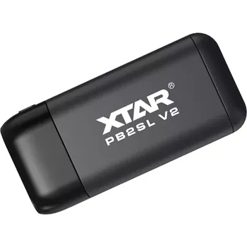 Powerbanka Hybridní nabíječka baterií / powerbanka - XTAR PB2SL V2 červná