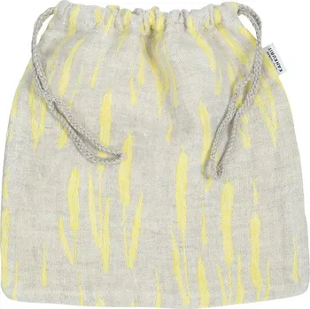 Úložný box Lapuan Kankurit Lněný pytlík Osmankäämi 20x25, len-žlutá