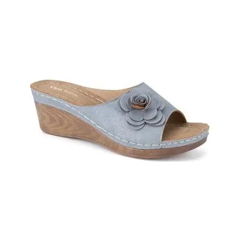 Dámské pantofle Nazouváky Clara Barson WYL05010-29 Modrá 42