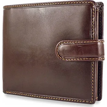 Peněženka Visconti peněženka z přírodní kůže, hnědá - muž