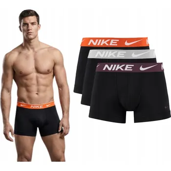 Pánské boxerky Slipy Nike Essential Černé DRI-FIT Lehké M