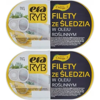 Era Ryb Sleďové filety v rostlinném oleji 170 g