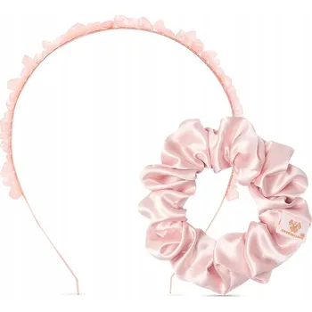 Čelenka CRYSTALLOVE kovová čelenka do vlasů růžová