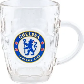 FOREVER COLLECTIBLES Sklenice pivní korbel FC Chelsea: Big Crest
