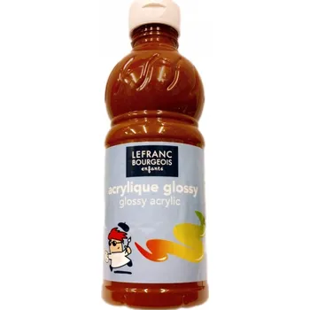 Vodová barva Akrylové barvy Lefranc hnědá 1 ks 500 ml