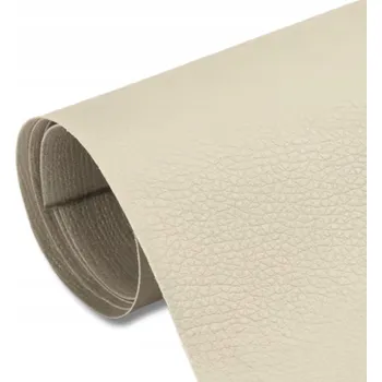 Kůže samolepicí kůže s lepidlem tkanina skaj BÉŽOVÁ 140x50 cm 650 g/m²