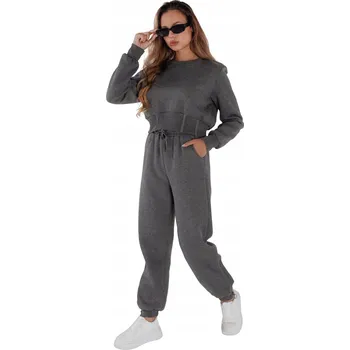 DStreet dámská tepláková souprava bez kapuce šedá, velikost L