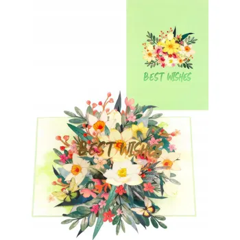 Obraz Poštovní pohlednice 3D Pop-up Květiny - Lesní přání