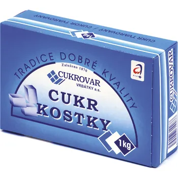 Cukr Cukrovar Vrbátky Cukr kostky 1 kg