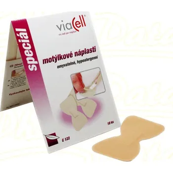 Náplast Viacell C122 motýlkové náplasti béžové 42 x 72 cm 10 ks