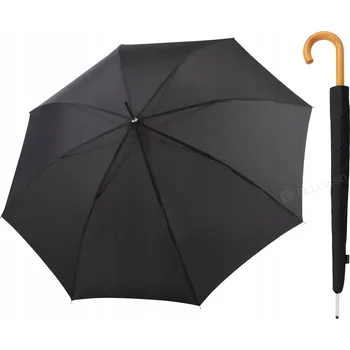 Deštník Doppler automatický deštník, bez pouzdra, dlouhý černý