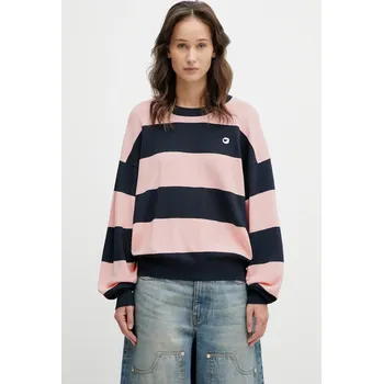 Dámský svetr Svetr Coperni Striped COPML134SY3010 růžová 03X, vel. M