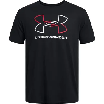 Pánské tričko Pánské tričko s krátkým rukávem Under Armour GL FOUNDATION UPDATE SS TEE černé 1382915-001 - 3XL | UK 10 | US 11