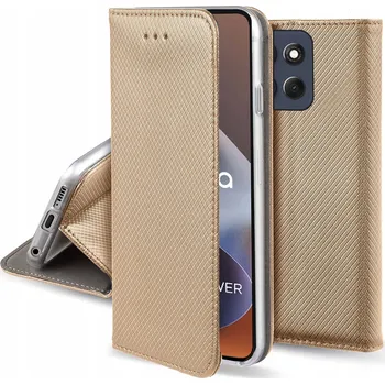 Pouzdro na mobilní telefon Flipové pouzdro Hero Case pro Motorola Moto G86 Power, zlaté