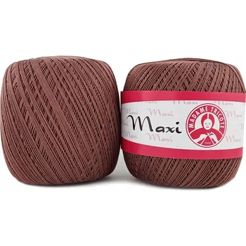 Příze Háčkovací Příze Maxi Madame Tricote, barva 4655 hnědá