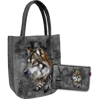 Kabelka Bertoni shopper kabelka polyester vícebarevná