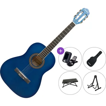 Klasická kytara Pasadena SC041 3/4 BL SET Blue 3/4 klasická kytara pro dítě