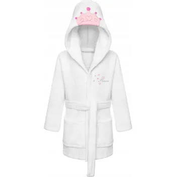 Dámský župan DĚTSKÝ ŽUPAN S KAPUCÍ PRINCEZNA VELIKOST M 120
