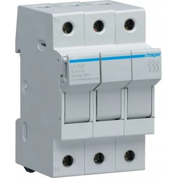 modulární přístroj a rozvaděč Modulární pojistková základna Hager LSN503 32 A