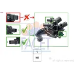 Termostat, chladivo FACET 7.8866