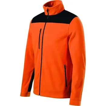 Pánská mikina MALFINI Effect 530 Fleece unisex - M oranžová 11 (brand label)