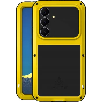 Pouzdro na mobilní telefon LOVE MEI PANCÉŘOVÉ POUZDRO + SKLO PRO GALAXY S25 FE CASE ODOLNÉ A PEVNÉ KRYT