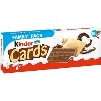 Kinder Cards Family Pack sušenky s kakaovou náplní 10x2ks