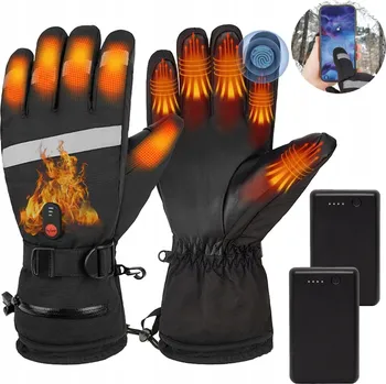 Rukavice VYHŘÍVANÉ RUKAVICE S BATERIÍ A NABÍJENÍM 4000MAH
