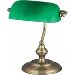Stolní lampa bankéřka Zelené skleněné stínidlo BANK 4038 Rabalux