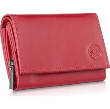 Peněženka Betlewski dámská peněženka z pravé kůže červená