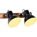 PRŮMYSLOVÁ NÁSTĚNNÁ LAMPA ČERNÁ 45X25CM E27