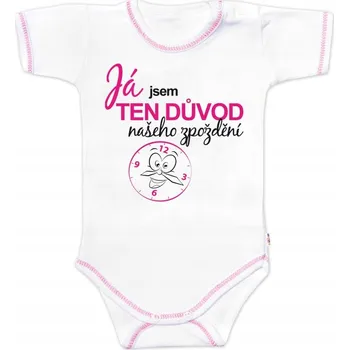 Kojenecký body Kojenecké body bavlna Baby Nellys velikost 56