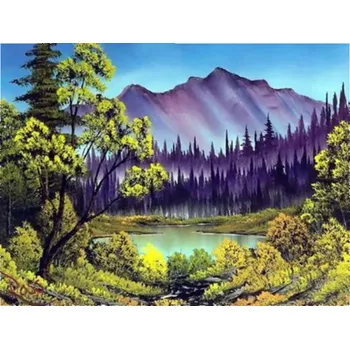 Výtvarná sada Paper Design Diamantové malování 5D 30x40cm, Horská krajina