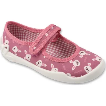 Dívčí bačkory BEFADO 114X558 dívčí balerínky růžové králíci 27 114X558_27