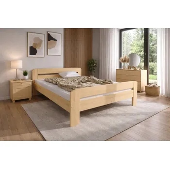 Ložnice Postel z masivu borovice Bohdana 180x200 cm + rošt ZDARMA