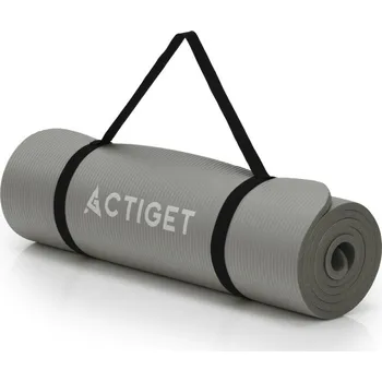 podložka na cvičení Podložka na cvičení 183x61 cm 10mm NBR ACTIGET ACT0019 šedá