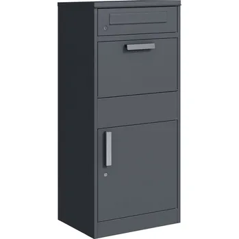 Poštovní schránka Kombinovaný box na balíky s poštovní schránkou. Antracit RAL7016
